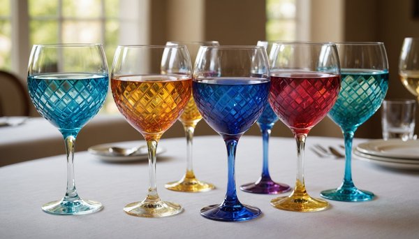 Verres en cristal coloré : une touche d'élégance à votre table