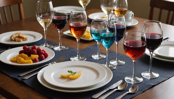 Découvrez comment les verres colorés transforment votre table